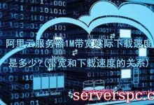 阿里云服务器1M带宽实际下载速度是多少?(带宽和下载速度的关系)-服务器评测