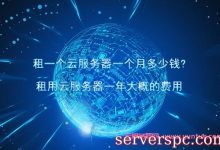 租一个云服务器一个月多少钱?租用云服务器一年大概的费用-服务器评测