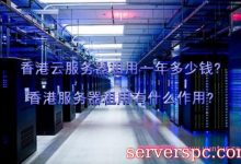 香港云服务器租用一年多少钱?香港服务器租用有什么作用?-服务器评测