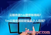 云服务器1m宽带够用吗?1m云服务器能随受多少人在线?-服务器评测
