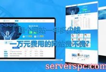 建个网站一年多少钱，一万元费用的网站贵不贵?-服务器评测