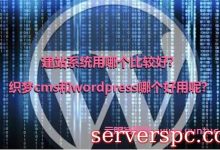建站系统用哪个比较好?织梦cms和wordpress哪个好用呢?-服务器评测
