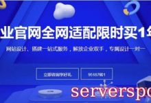 阿里云企业官网定制建站，全网适配限时优惠买1年送1年-服务器评测