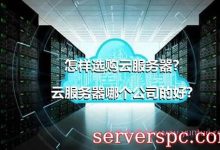 怎样选购云服务器?云服务器哪个公司的好?-服务器评测