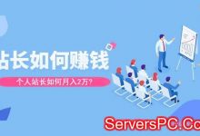 个人站长如何月入2万?站长靠流量赚钱变现方法是什么?-服务器评测