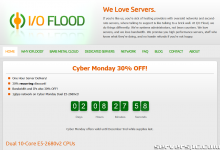 *IOFLOOD.com █ 网络星期一 █ 30% 折扣即将结束-服务器评测