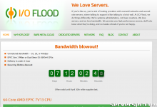 *IOFLOOD.com █ 带宽爆裂 █ 10Gbps & 40Gbps 未计量！-服务器评测