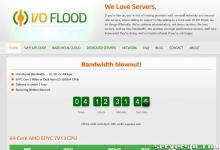 *IOFLOOD.com █ 带宽爆裂 █ 10Gbps & 40Gbps 未计量！-服务器评测