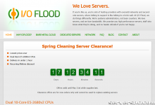 *IOFLOOD.com █ 清仓大甩卖 █ 20 个核心 54 美元起-服务器评测