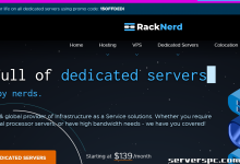 *热卖！RackNerd 的专用服务器促销！SSD， NVMe & HIGH STORGAGE DEDIS每月59美元起-服务器评测