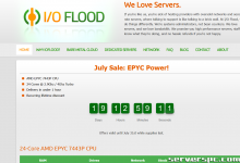 *IOFLOOD.com █ July EPYC Server Blowout █ AMD EPYC 7443P，价格低至$199起-服务器评测