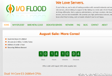 *IOFLOOD.com █ 年 8 月 28 日-核心服务器特卖 █ 美元/月起-服务器评测