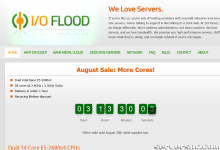 *IOFLOOD.com █ 年 8 月 28 日-核心服务器特卖 █ 美元/月起-服务器评测