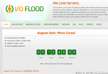 IOFLOOD.com █ 年 8 月 28 日-核心服务器特卖 █ 美元/月起-服务器评测