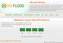 *IOFLOOD.com █ 款最新的 *EPYC* 现已上市！█ 8 + 16 核-服务器评测