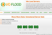 IOFLOOD.com 不限流量服务器促销，告别流量超额烦恼！-服务器评测